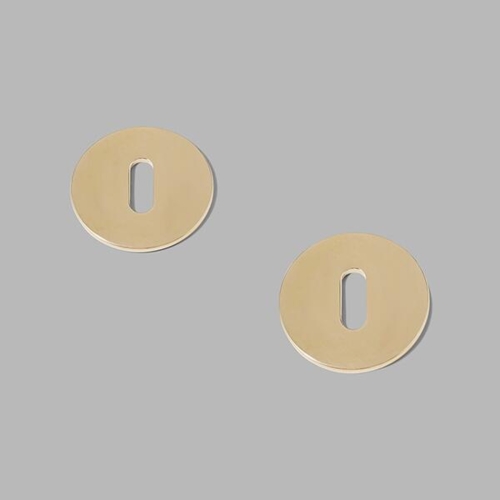 Clips nøglehuls roset Messing til AJ dørgreb