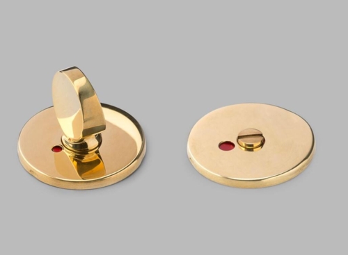 Arne Jacobsen Toiletbesætning Messing med Clips rosetter