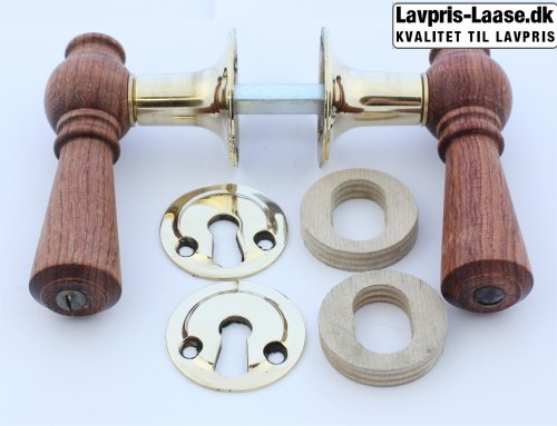 Østerbro 670 Gag Almue grip Bubinga wood "Rosewood", Brass.