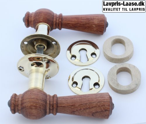 Østerbro 670 Gag Almue grip Bubinga wood "Rosewood", Brass.