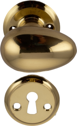 Nivå 680 Äggform för innerdörrar Mässing