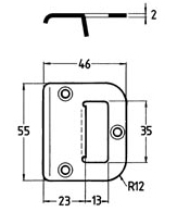 Fix 5145 Piston end plate for rod lock