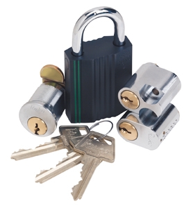 Sampak med hoveddørcylindre (dobbel), postkassecylinder og hæn