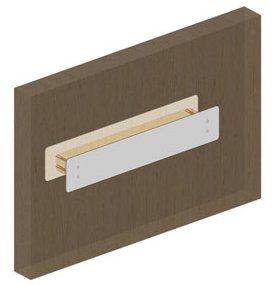 Lockit dækskilt 1472 rsf. t/brevindk.320x90mm(gennemgående)