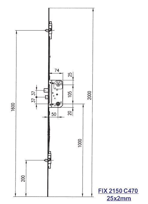 Fix Stanglås 2150 C470