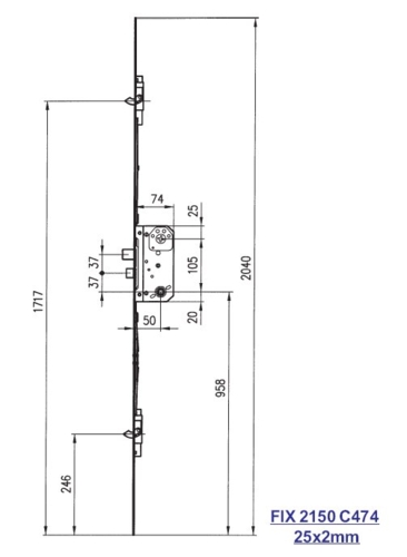 Fix Rod Lock 2150 C474