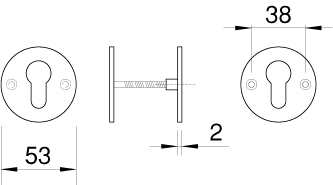 SCANFLEX CYLINDER ROSE 8623-380