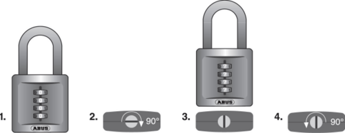 Abus Code Hengelås 158/40