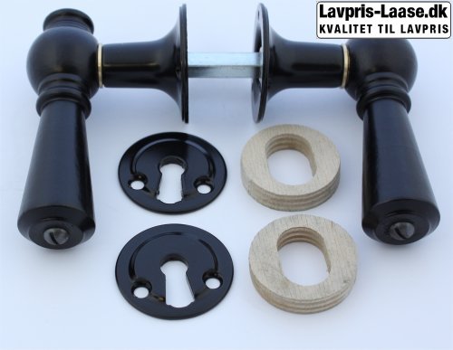 Østerbro 670 Knebel Almue grepp Bok &quot;Ebony&quot; Svart hals