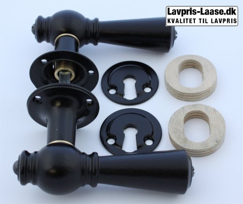 Østerbro 670 Knebel Almue grepp Bok &quot;Ebony&quot; Svart hals