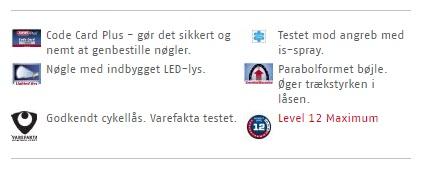 Bøjlelås 640 Granit PLUS 150 mm (VF)