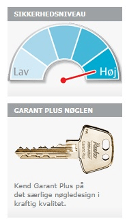RG2649 Hänglås RUKO Garant Plus bult hänglås