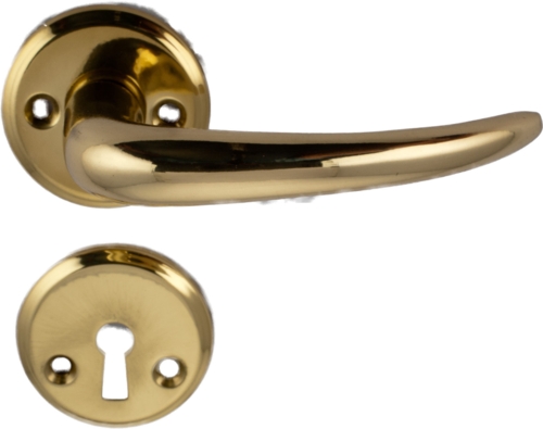 Vedbæk 6690 Coupéhandtag, mässing med lack