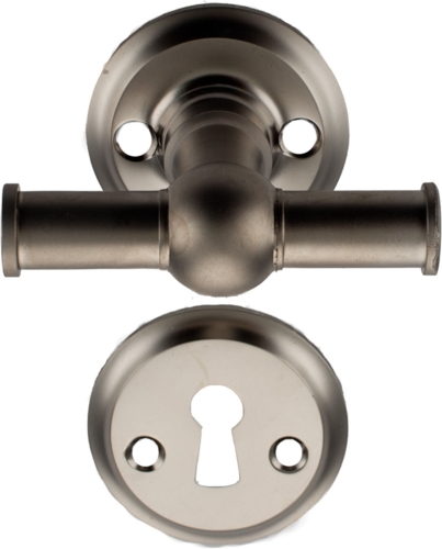 Rungsted 678 rakt tvärhandtag Nickel Satin (matt)