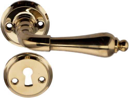 Snekker stein dørhåndtak messing 683