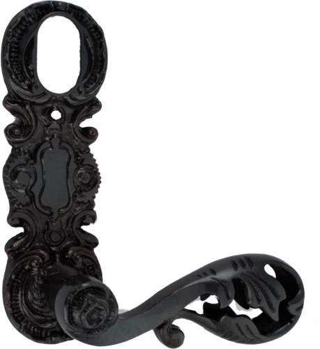 Door handle AC472 Cylinder / Knob BLACK