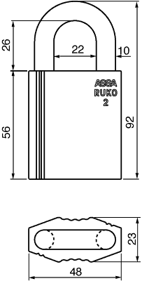 PADLOCK TH2646 I SYSTEM