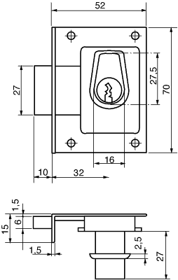MÖBELSCHLOSS TS1612 IN SYSTEM