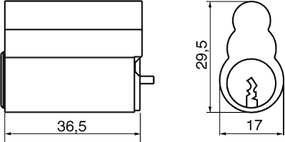 LÅSESYLINDER RG4640