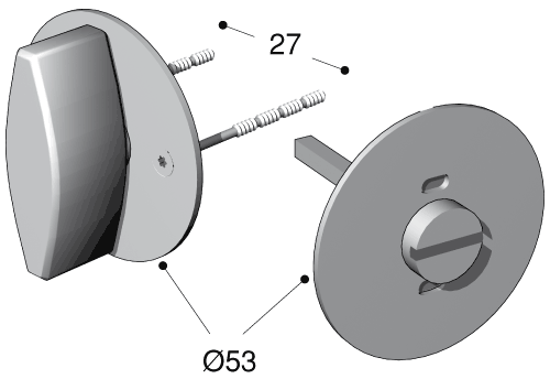: RE: TOILETTE CREW C: 27 MM 3005-0127 Boda Schlosskästen