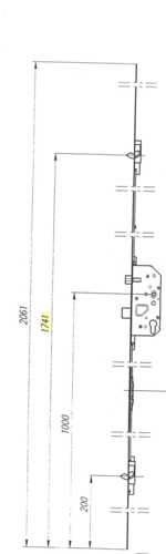 Fix Stanglås 6151 2620/21 (Rationel døre)