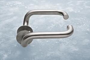 DØRHÅNDTAK 155 MM "HOSPITAL" - 19 MM MED ROSETER 0919