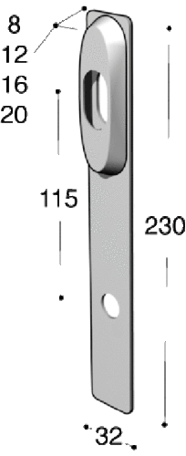 SMAL PROFIL LÅNGTECKEN 6287