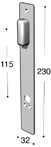 SCHMALES PROFIL LANGES ZEICHEN 6231-0105