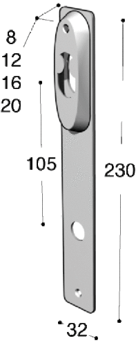 SCHMALES PROFIL LANGES ZEICHEN 6388