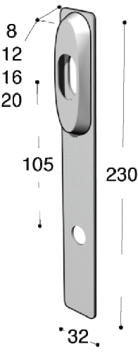 SCHMALES PROFIL LANGES ZEICHEN 6387