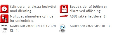 Padlock 83/60 Class 3 Padlock Fits OVAL cylinder