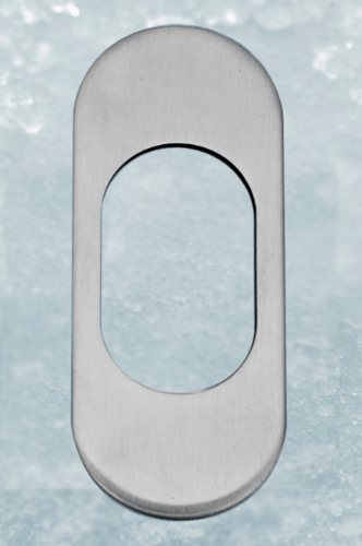 Zylinderrosette t. Ovalzylinder Inkl. M4x75mm