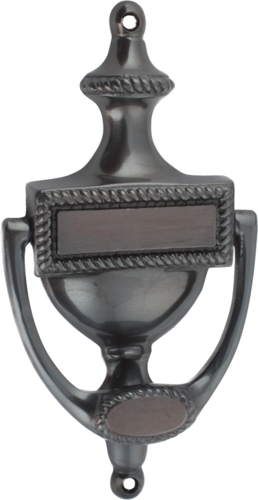 Door hammer 526 Oxidized black with lacquer (BLANK)
