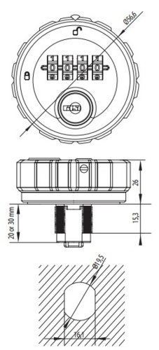 Masternøgle til Kodelås 14.08.272-0