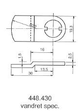 Kamdeler for møbellåser. 205, 1607, 5207, 5208, 1608 et al
