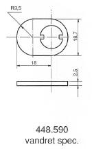 Kamdeler for møbellåser. 205, 1607, 5207, 5208, 1608 et al