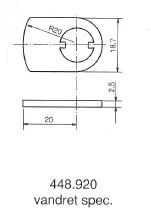 Kamdeler for møbellåser. 205, 1607, 5207, 5208, 1608 et al
