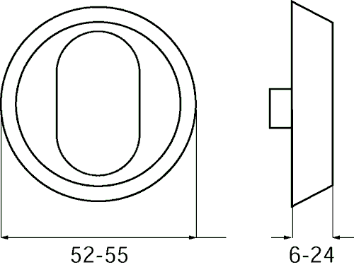 Cylinderring udvendig flere farver