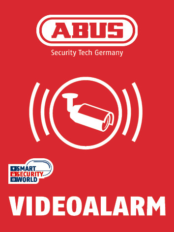 Warning sticker, Video alarm