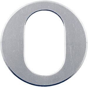 543 Dækplade poleret messing