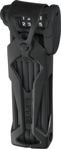 Foldelås 6150 Bordo Combo Lite, 85 cm, svart, hvit og rød