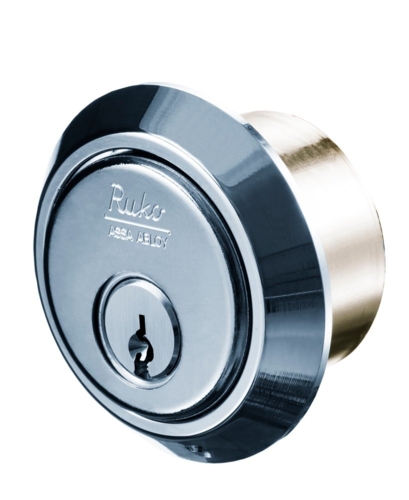 RD3611 Slagfast sikkerhedscylinder, tromle rustfrit look ubehandlet, alm. forsk., ekskl. tilbehør