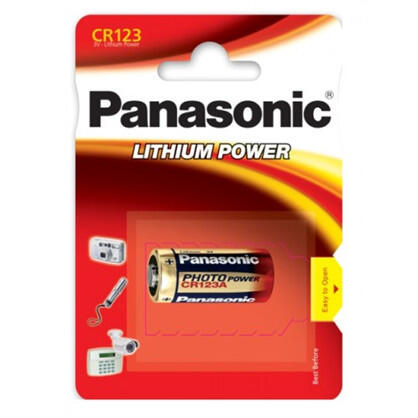 Panasonic CR-123 1 pc sb. pack