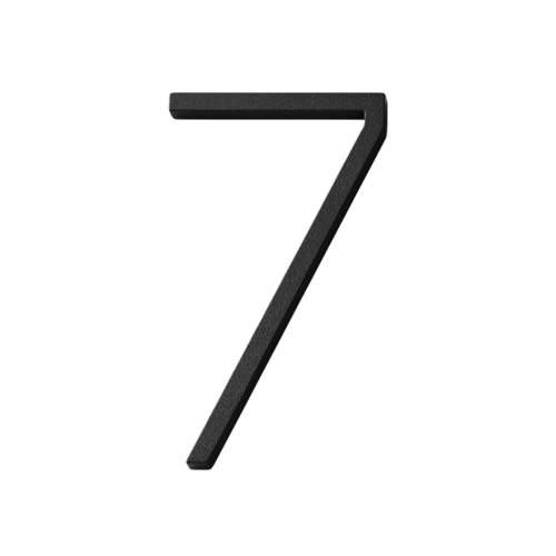 habo selection house number contemporary black 185mm