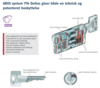 ABUS DELTUS Villa sett med 2 x ovale sylindere og 1 hengelås og 1 postkasselås