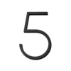 habo selection house number contemporary black 80mm