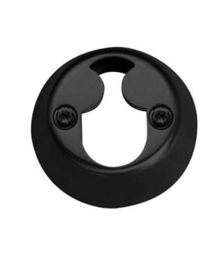 Cylinderring Rokoko   Sort   Ø50