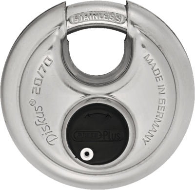 Diskus hengelås 20/80 kraftigste modell Lukking