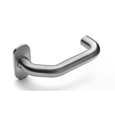 d line dørgreb 19 UF m. oval klipsroset, 1/2 sæt CC50