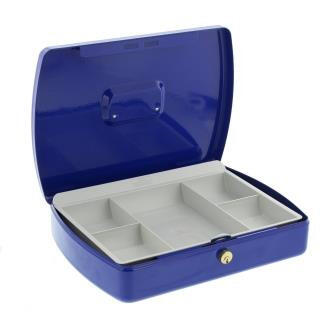 Burg pengekasse Office 2307 blå  75x330x235